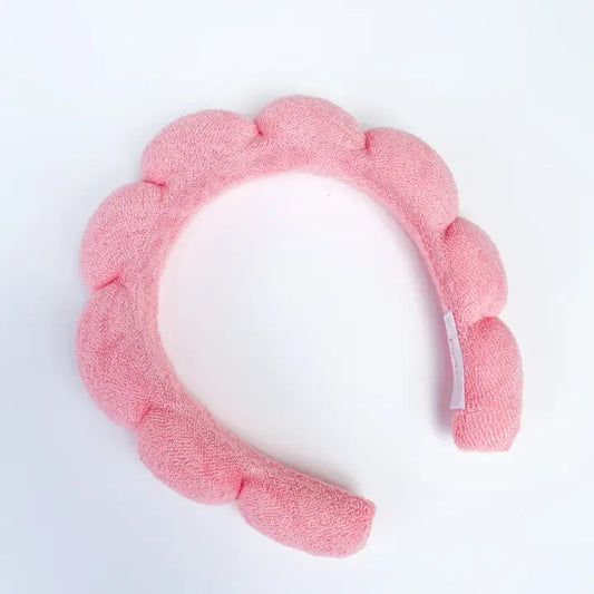 Terrycloth Spa Headband - Coral