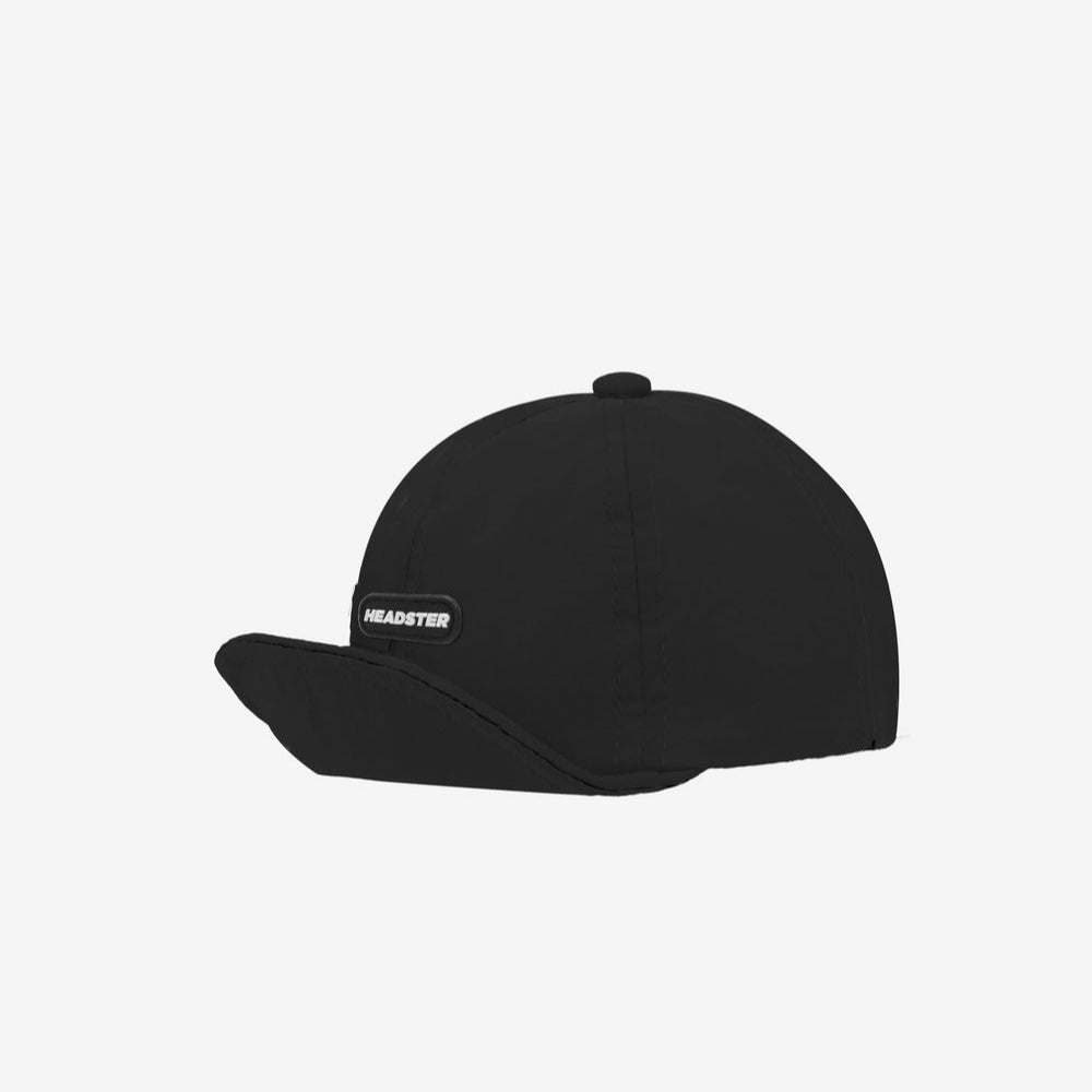 Nylon Short Brim Hat - Black