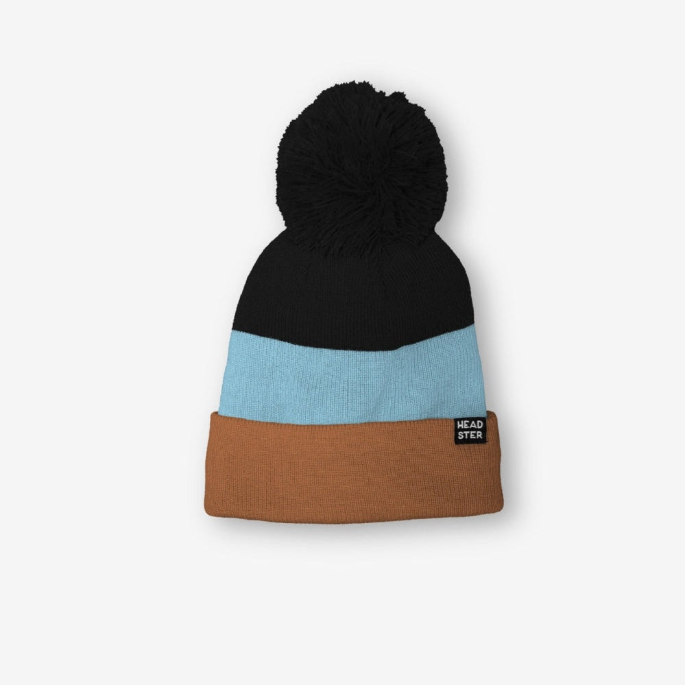 Tri-Colour Fleece-Lined Toque - Mudstone