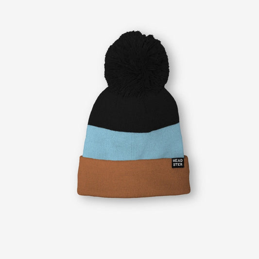 Tri-Colour Fleece-Lined Toque - Mudstone