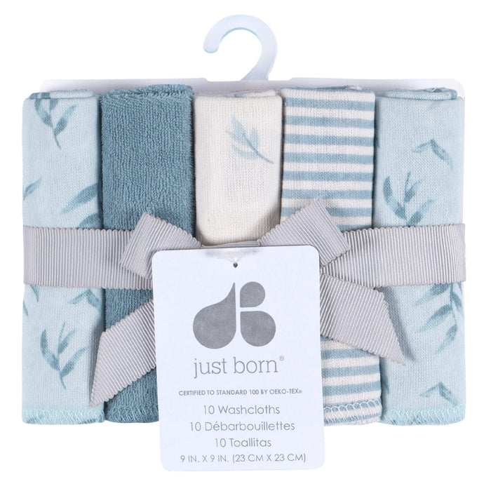 Washcloths (10 pack) - Blue