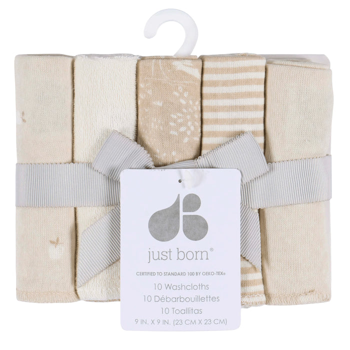 Washcloths (10 pack) - Tan