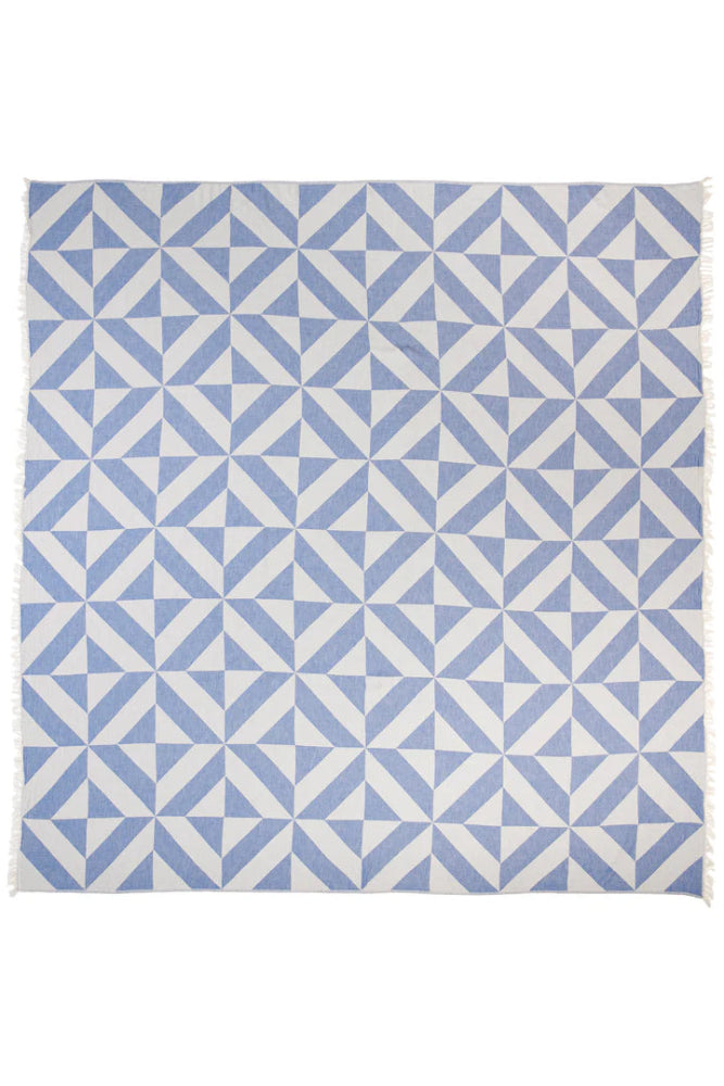 The Como Beach Blanket - Blue