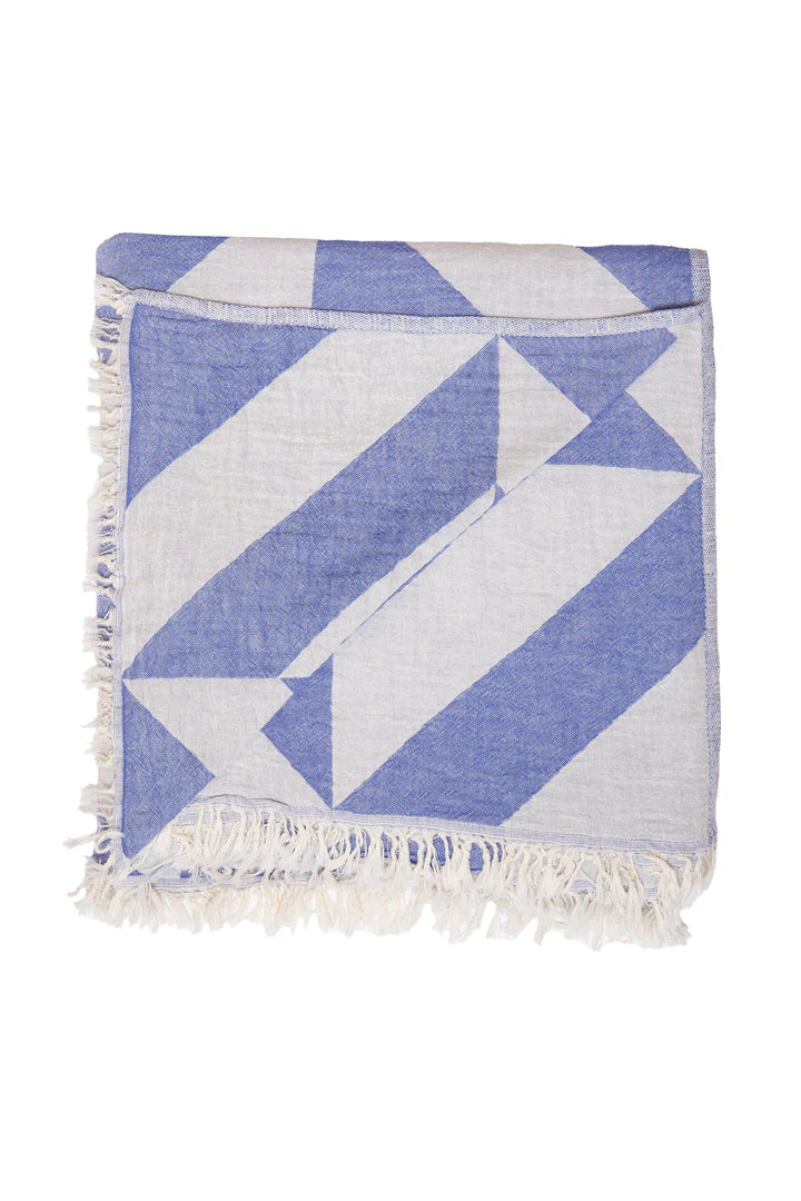 The Como Beach Blanket - Blue