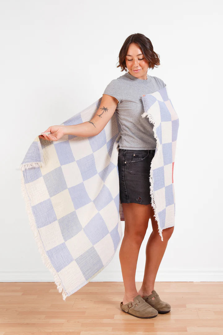 The Beckon Towel - Blue Mix