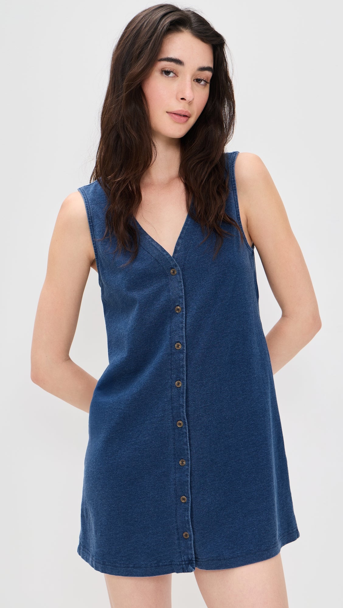Solace Denim Mini Dress - Indigo