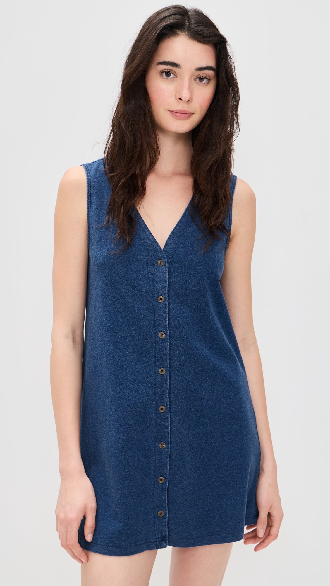 Solace Denim Mini Dress - Indigo