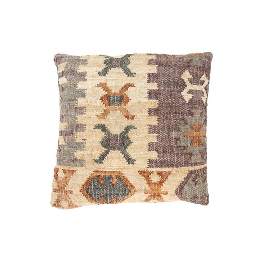 Kilim Weave Pillow - Terracotta/Rust