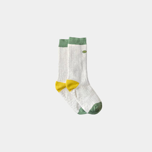 Terry Cotton Socks - Green