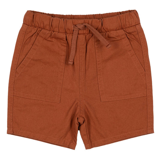 Cotton Twill Shorts - Sandstone
