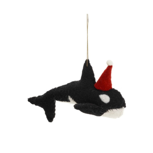 Wool Ornament - Whale