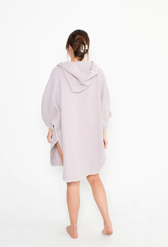 Cocoon Surf Poncho - Lilac