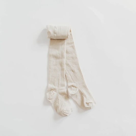 Cotton Tights - Oatmeal