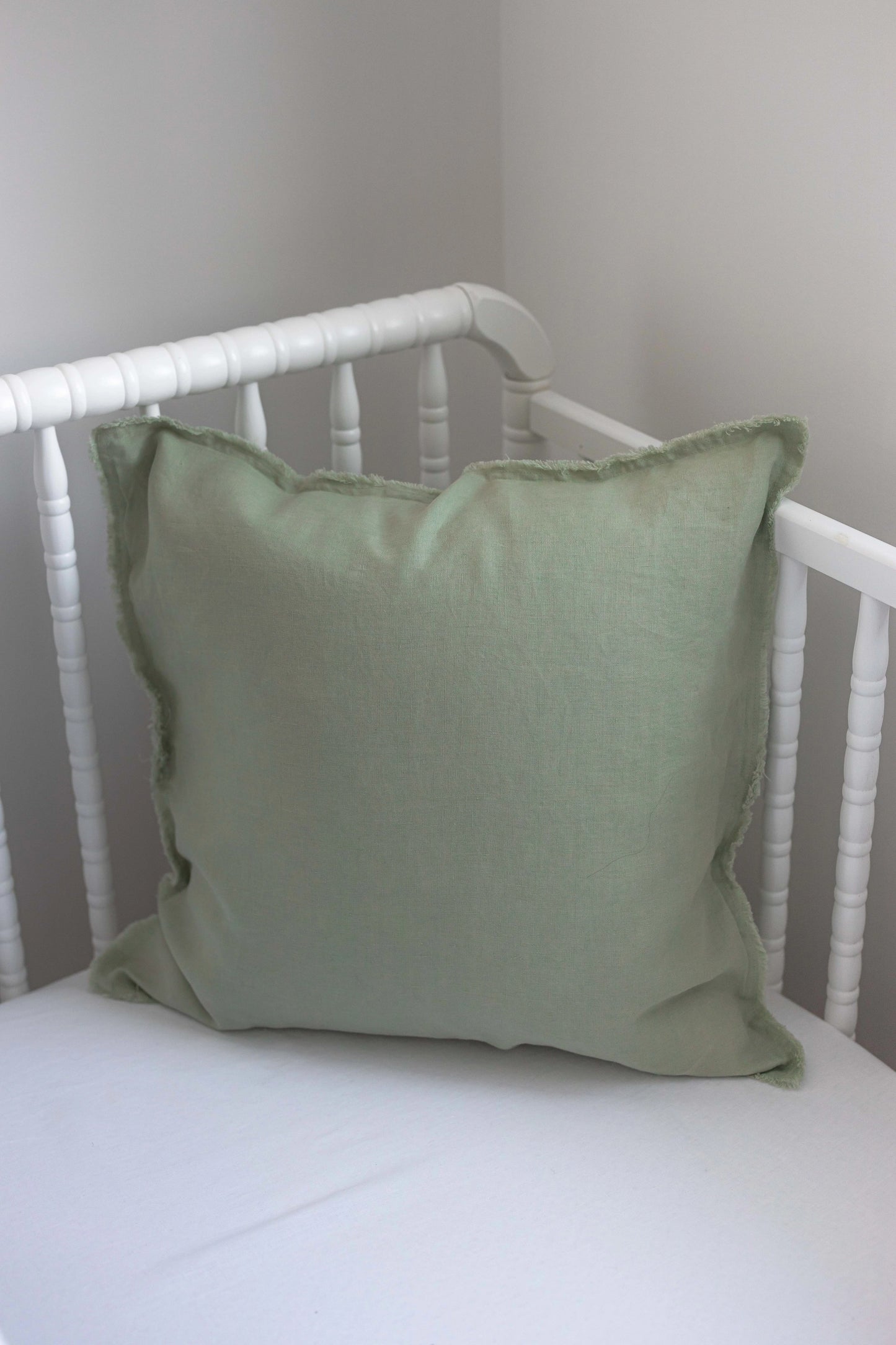 Linen Decorative Pillow - Sage