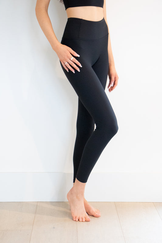 Ultimate Ribbed Legging - Black