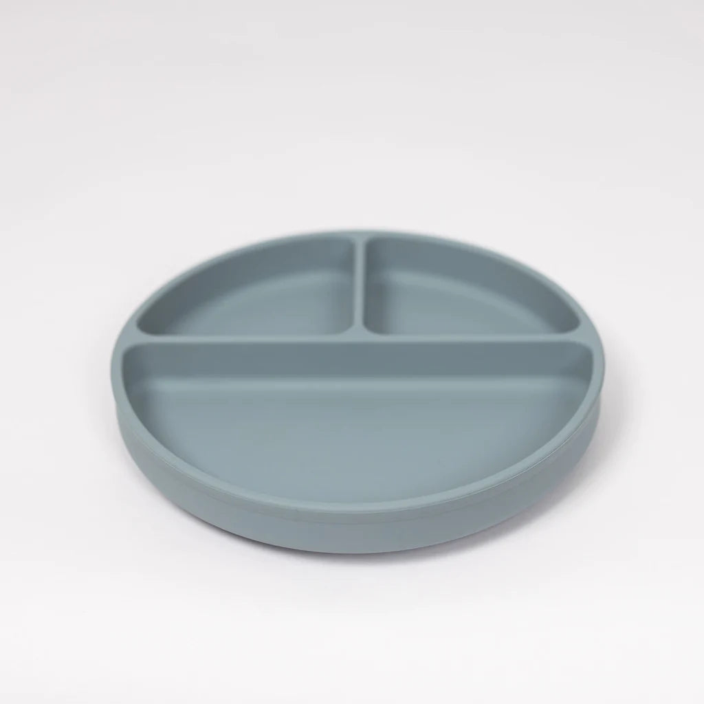 Silicone Suction Plate - Pale Blue