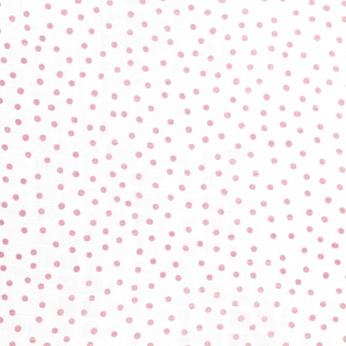 Muslin Fitted Crib Sheet - Blush Dots