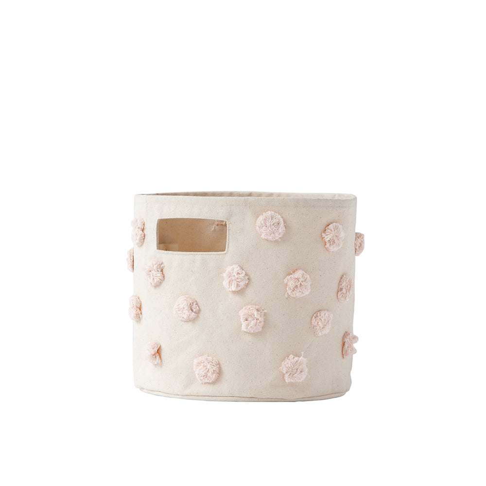 Canvas Pint - Blush Pom Pom