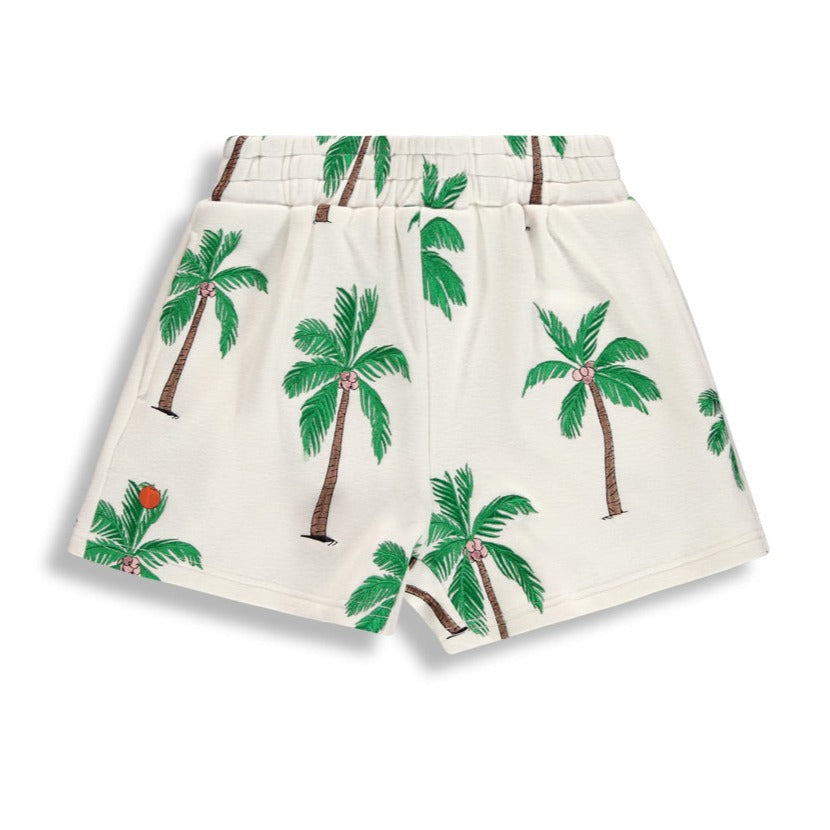 Embroidered Palm Sweat Short