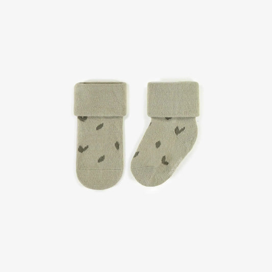 Stretchy Cotton Socks - Leaves