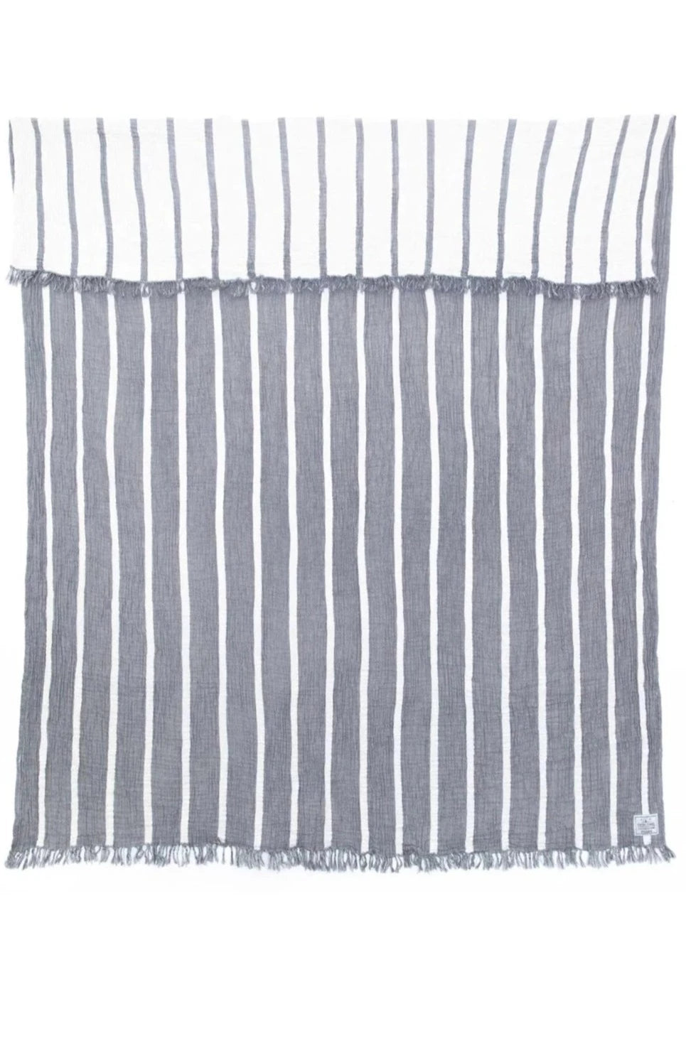 Ahoy Throw - Stone Grey