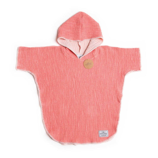 The Pebble Poncho - Coral