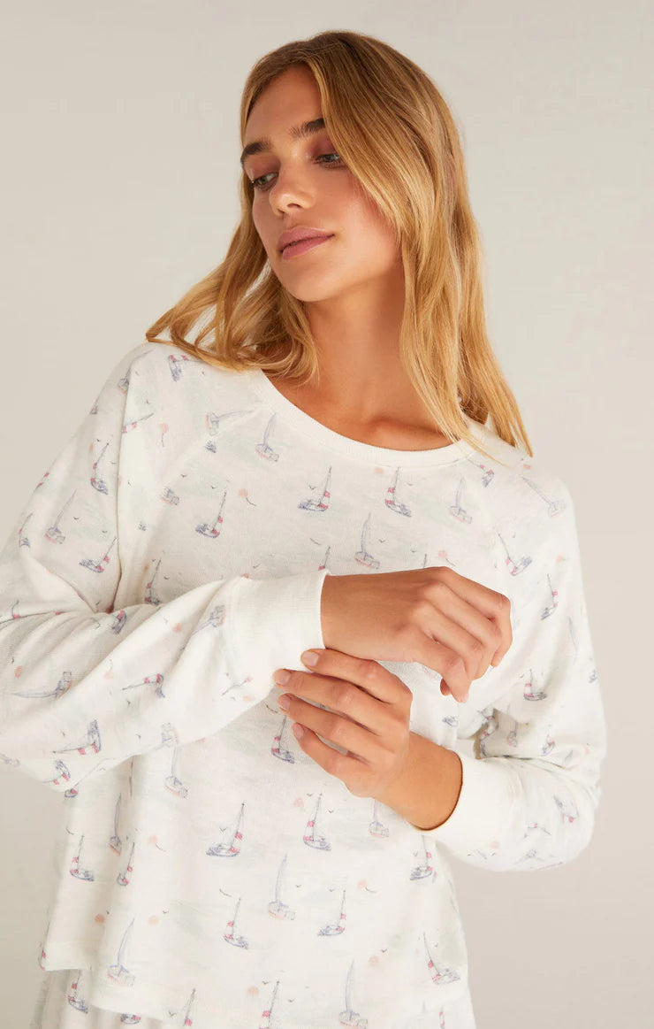 Set Sail Longsleeve - Cloud Dancer