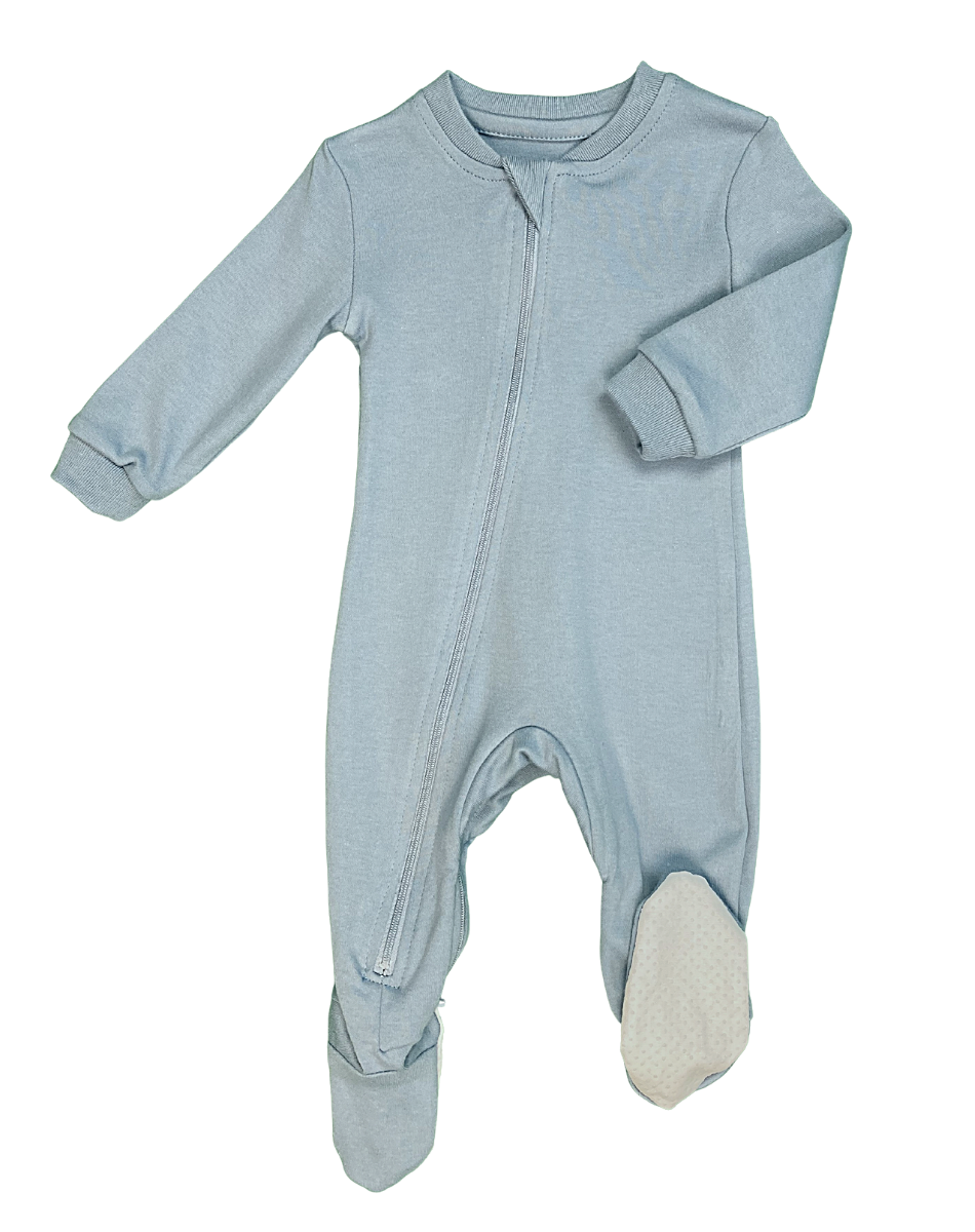 Organic Cotton Sleeper - Into You Blue