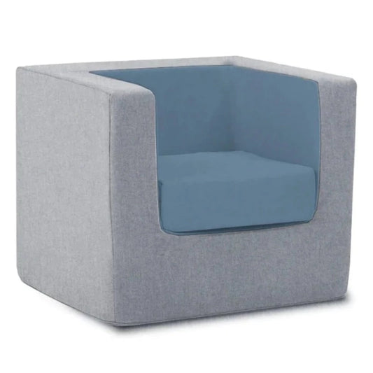 Cubino Kids Chair - Nordic Grey / Denim
